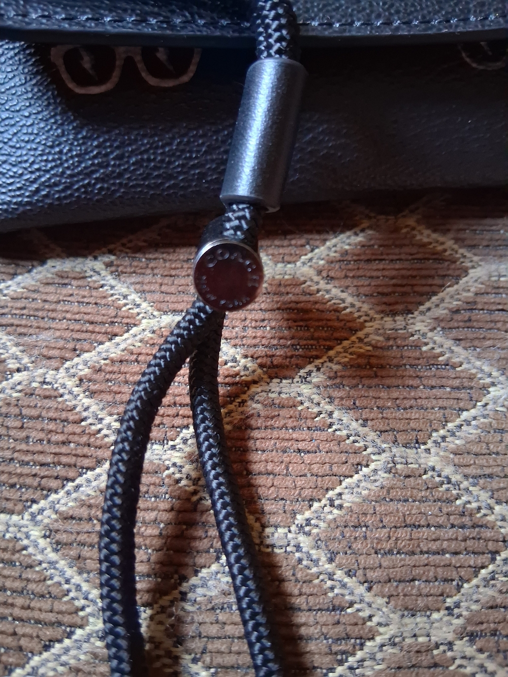 Coach Black Wristlet Wallet with White Sunglasses Motif - Picture 4 of 6